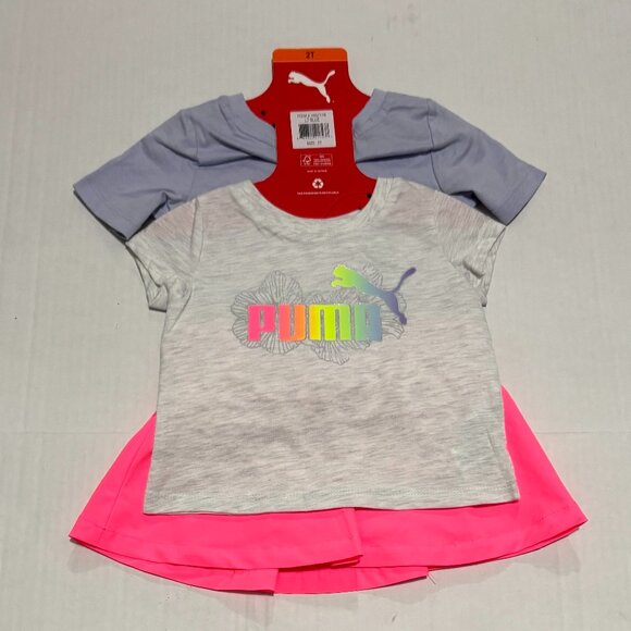 NWT Puma 3-Piece Girls Shirt/Skort Outfit - Picture 2 of 3
